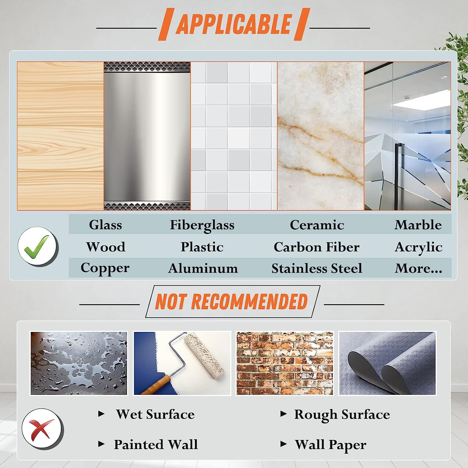 Extra Large Double Sided Mounting Tape Removable 1.18 Inch x 160 Inch, Clear & Tough Nano Double Sided Tape Heavy Duty, Multipurpose Tape Picture Hanging Strip Adhesive Poster Carpet Tape - Image 5